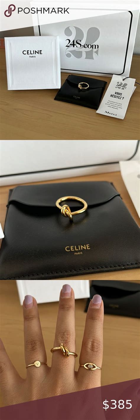 authentic Celine rings